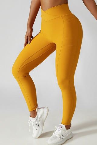 Crossover Waist Active Leggings