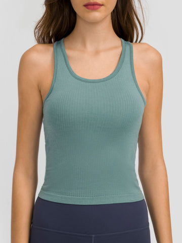 Round Neck Racer back Active Tank