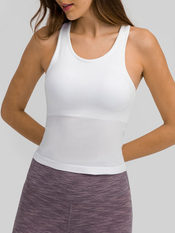 Round Neck Racer back Active Tank