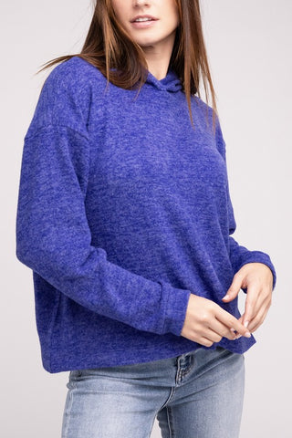 Hooded Brushed Mélange HACCP Sweater