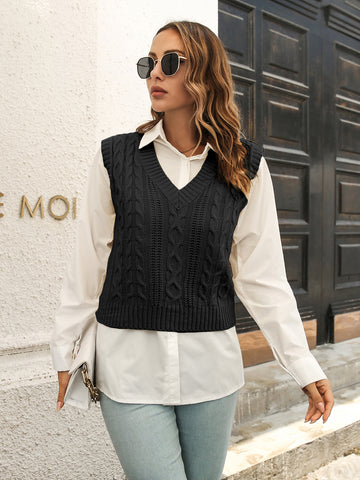 Urban Style V-Neck Sweater Vest