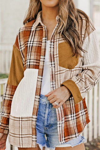 Plaid Button Up Long Sleeve Shacked