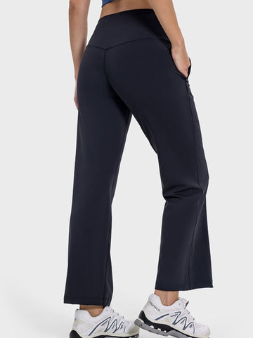 Pocketed High Waist Active Pants