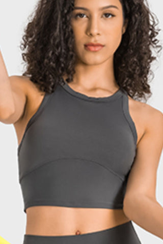 Racer back Cropped Sports Tank