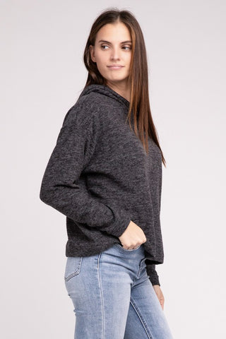 Hooded Brushed Mélange HACCP Sweater