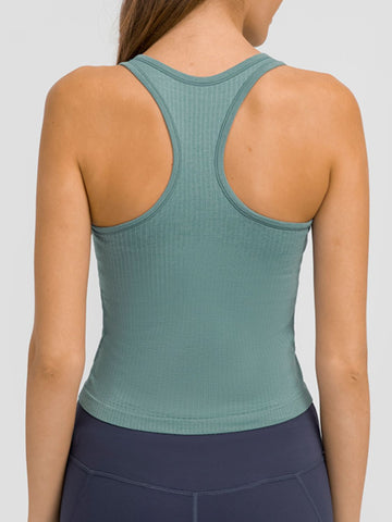 Round Neck Racer back Active Tank