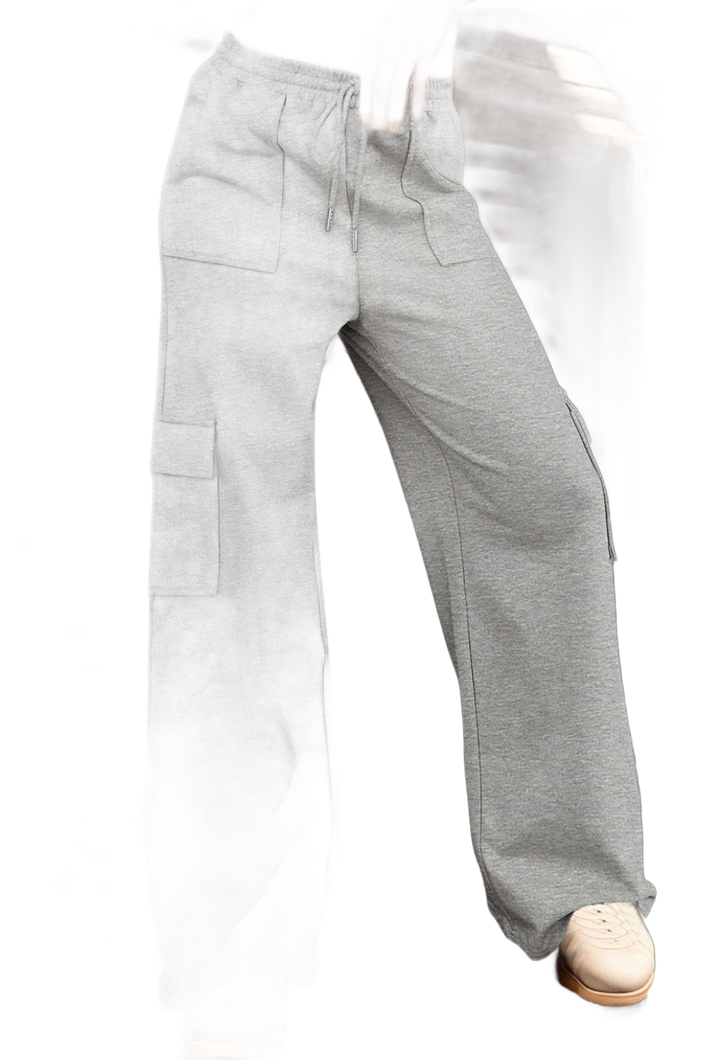 Drawstring Active Pants with Pockets