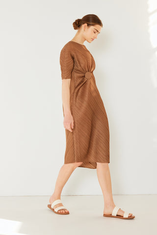 Swim Pleated  Sleeve Dress