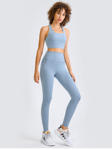 Square Neck Racer back Cropped Tank