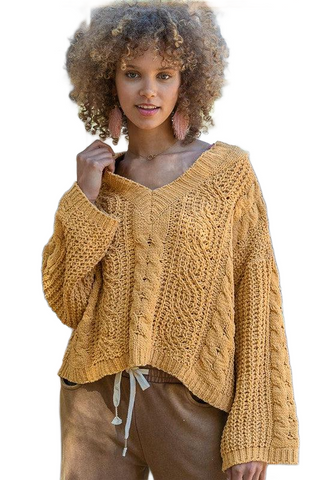 Twisted Knit Sweater