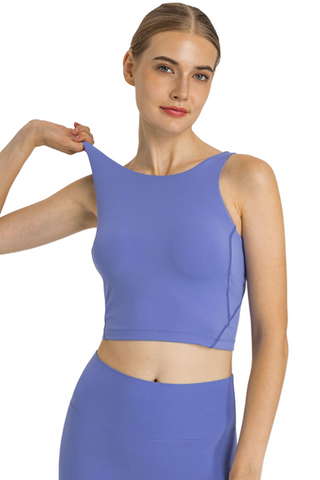 Highly Stretchy Cropped Sports Tank