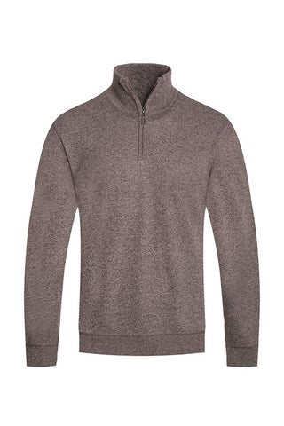 Wei Men Knit Quarter Zip Sweater