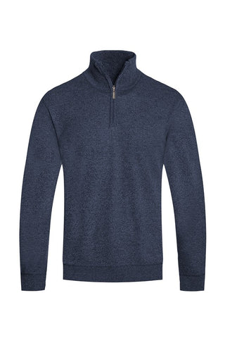 Wei Men Knit Quarter Zip Sweater