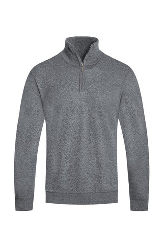 Wei Men Knit Quarter Zip Sweater