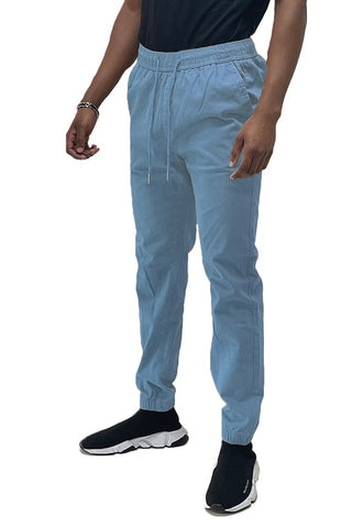 Was Men Solid Stretch Cargo Jogger