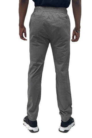 Was Men Solid Stretch Cargo Jogger