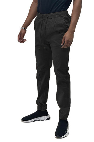 Wei Men Solid Stretch Cargo Jogger