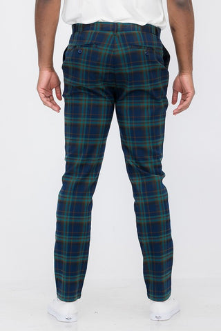 Weive Mens Plaid Trouser Pants