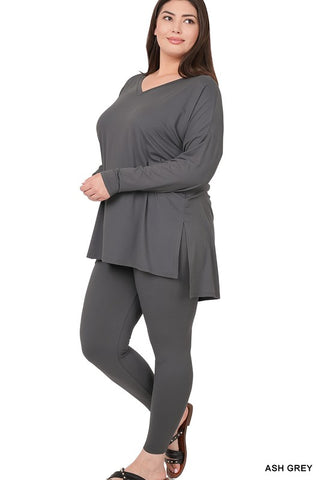 Plus Brushed DAY Microfiber Loungewear Set