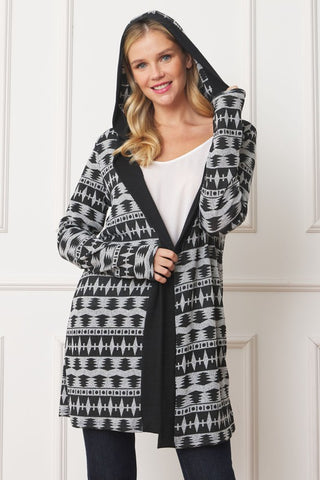 Tribal Print Cardigan