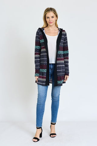 Tribal Print Cardigan