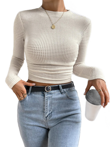 Round Neck Long Sleeve T-Shirt