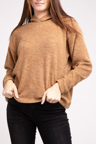 Hooded Brushed Mélange HACCP Sweater