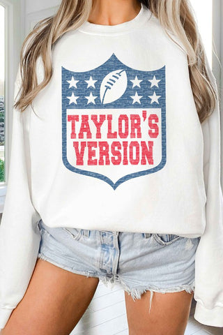 TAILORS VERSION FOOTBALL GRAPHIC SWEATSHIRT