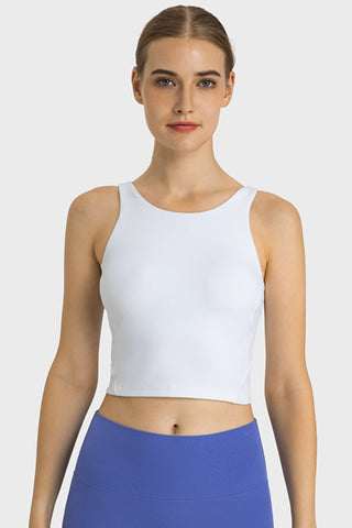 Highly Stretchy Cropped Sports Tank