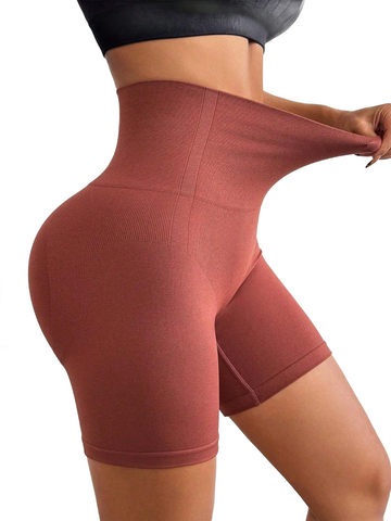 Seamless High Waist Active Shorts