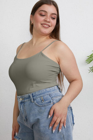 Full Size Round Neck Slim Cami