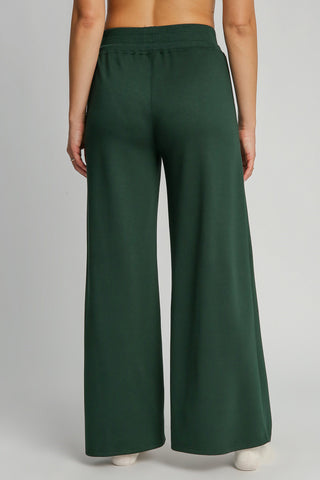 Full Size Drawstring Wide Leg Pants with Pockets