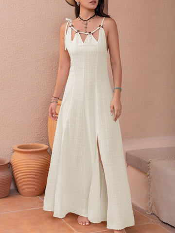 Cutout Sleeveless Maxi Dress