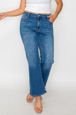 Full Size Cat's Whiskers Mid-Rise Ankle Jeans