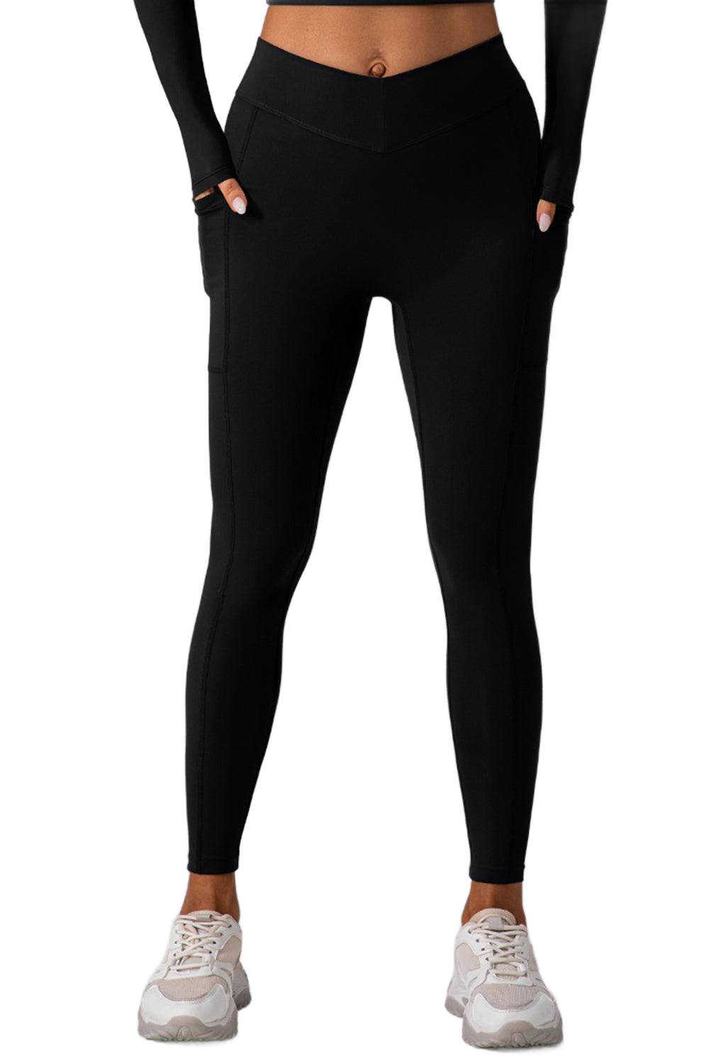 High Waist Active Leggings with Pockets