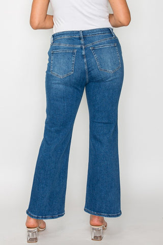 Full Size Cat's Whiskers Mid-Rise Ankle Jeans