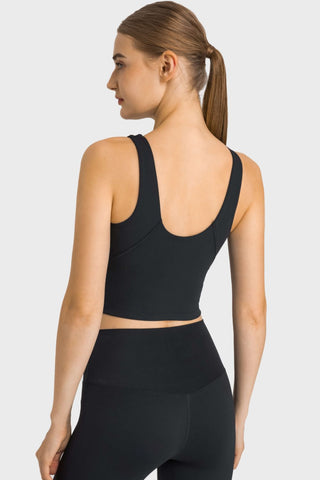 Highly Stretchy Cropped Sports Tank