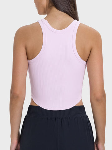 Round Neck Racer back Active Tank