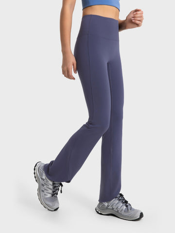 Wide Waistband Boot cut Sports Pants