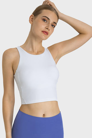 Highly Stretchy Cropped Sports Tank