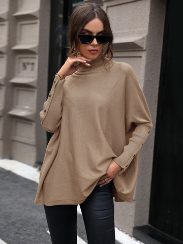 Turtleneck Raglan Sleeve Sweater