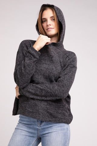 Hooded Brushed Mélange HACCP Sweater