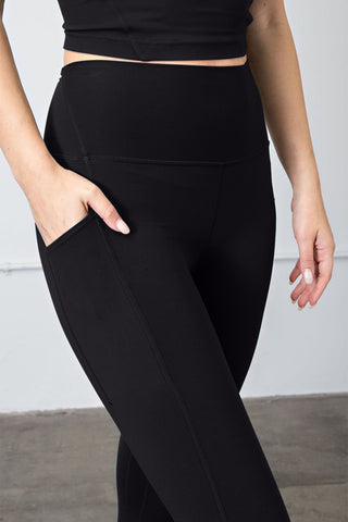 High Waist Wide Waistband Leggings