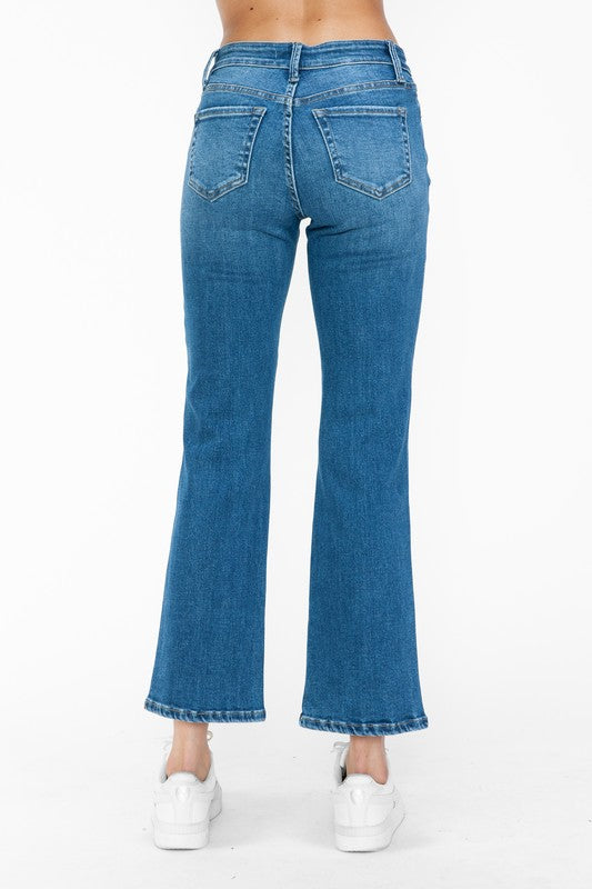 Full Size Cat's Whiskers Mid-Rise Ankle Jeans