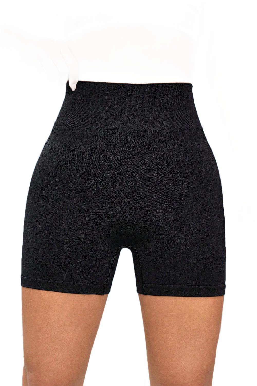 Wide Waistband Sports Shorts