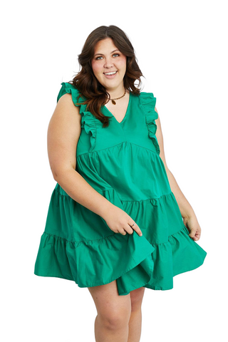 Full Size Ruffle Dress