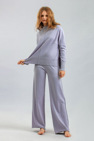 Basic Bea Mock Neck Long Sleeve Top and Pants Sweater Set