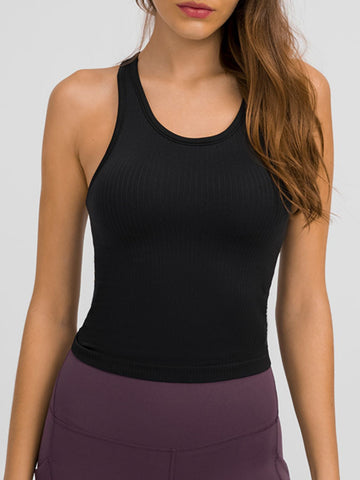 Round Neck Racer back Active Tank