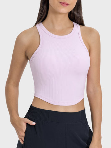 Round Neck Racer back Active Tank