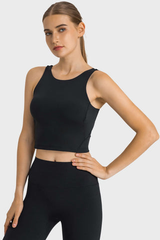 Highly Stretchy Cropped Sports Tank